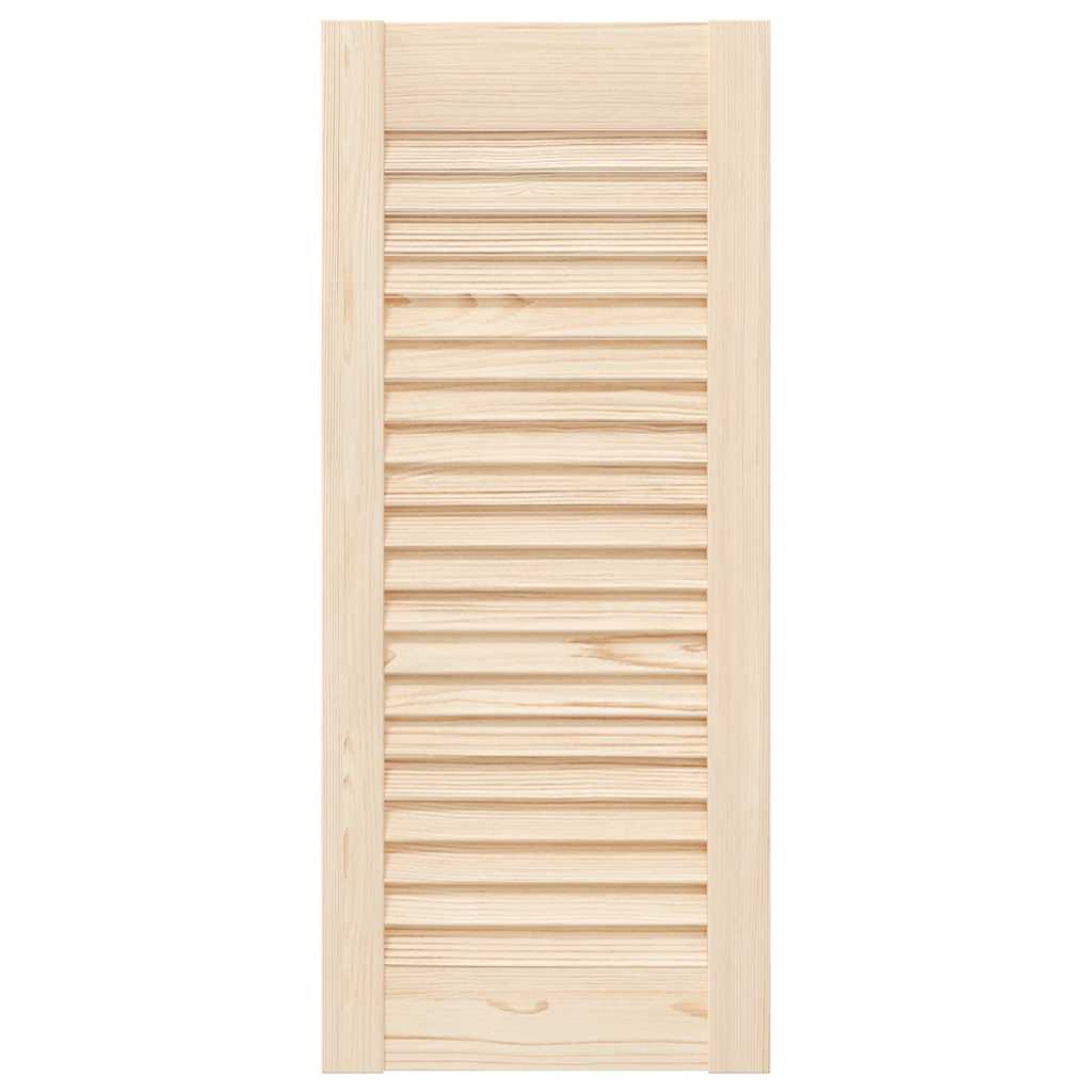 vidaXL Schranktüren Lamellen-Design 2 Stk. 69x29,5cm Massivholz Kiefer