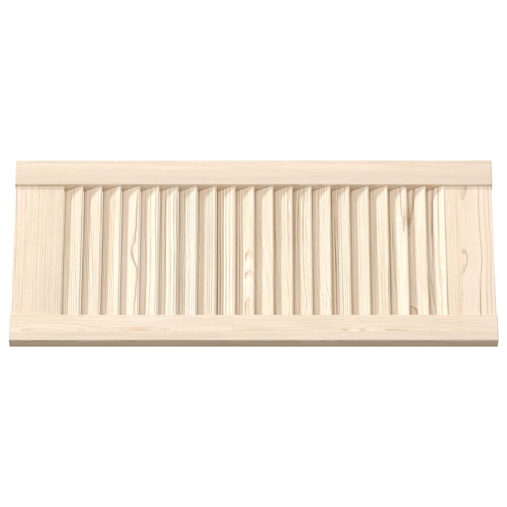 vidaXL Schranktüren Lamellen-Design 2 Stk. 69x29,5cm Massivholz Kiefer