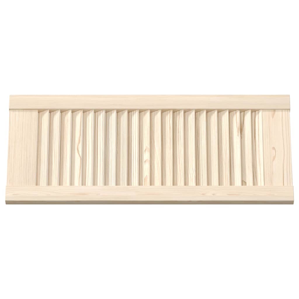 vidaXL Schranktüren Lamellen-Design 4 Stk. 69x29,5cm Massivholz Kiefer