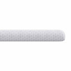 vidaXL Matratzenauflage Weiß 80 x 200 cm Jacquard Stoff