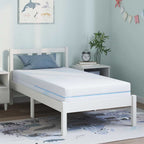 vidaXL Matratze Weiß 80 x 160 cm Jacquard-Stoff