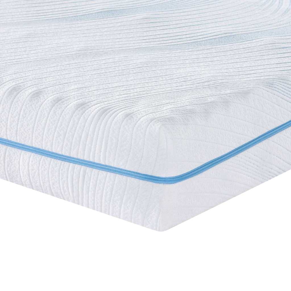 vidaXL Matratze Weiß 80 x 160 cm Jacquard-Stoff