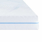 vidaXL Matratze Weiß 80 x 160 cm Jacquard-Stoff