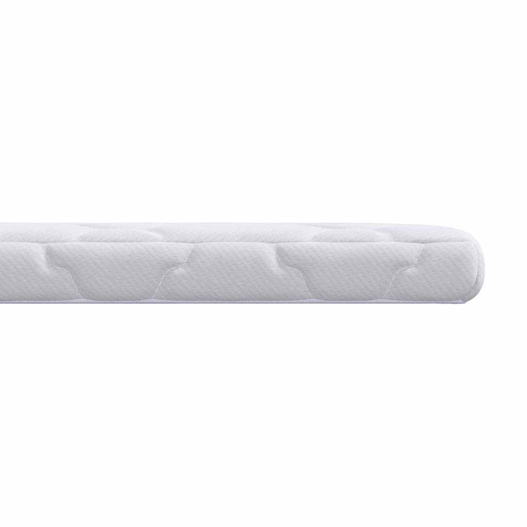 vidaXL Kokosnuss Topper Weiß 70 x 200 cm Jacquard-Stoff
