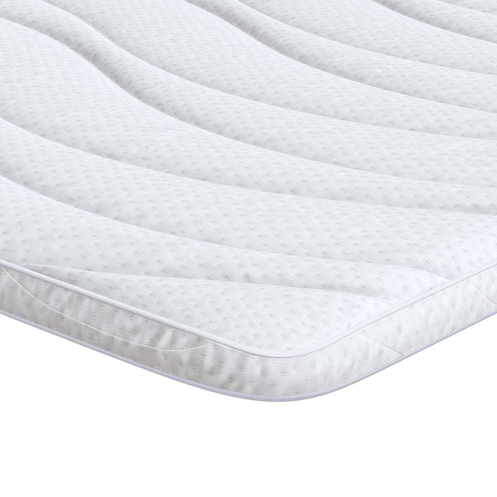 vidaXL Matratzenauflage Weiß 70 x 200 cm Strickstoff