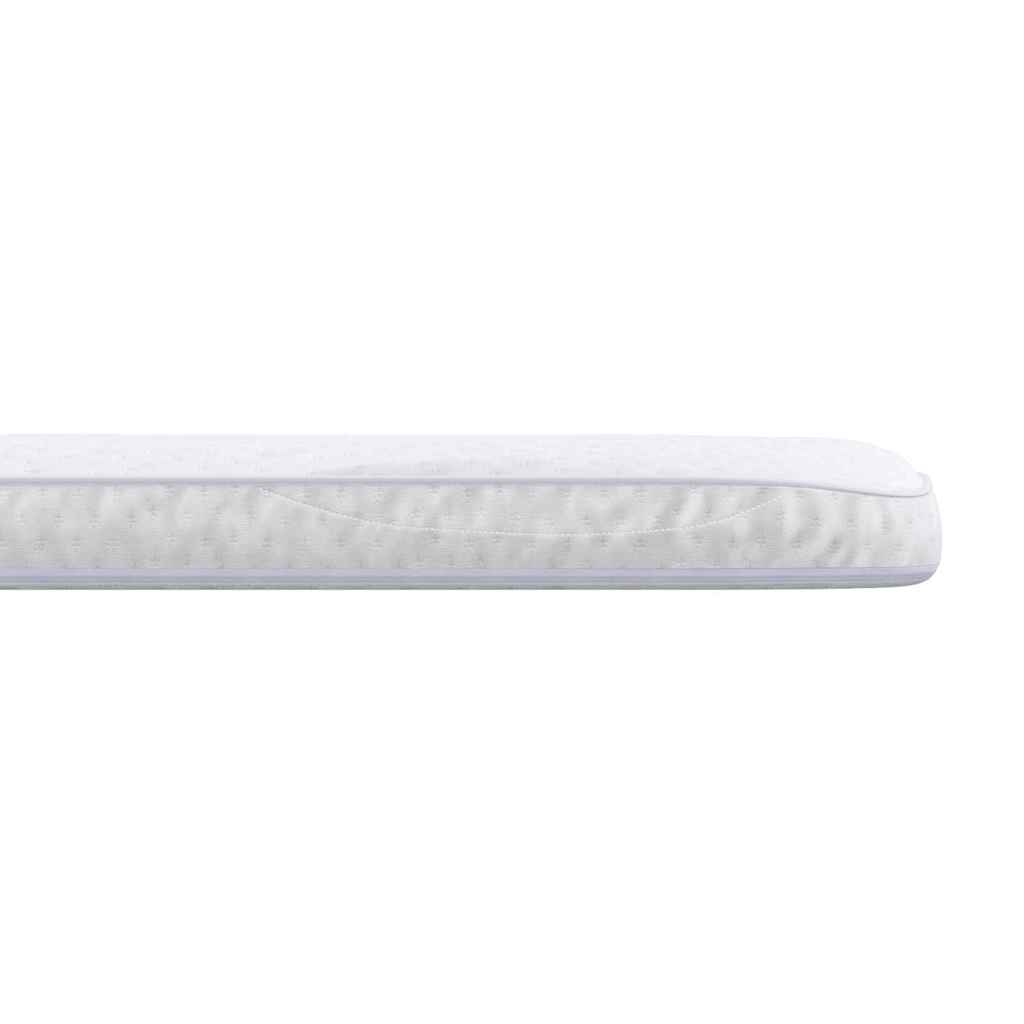 vidaXL Matratzenauflage Weiß 70 x 200 cm Strickstoff