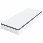vidaXL Matratze Weiß und Grau 70 x 200 cm Bonell Feder