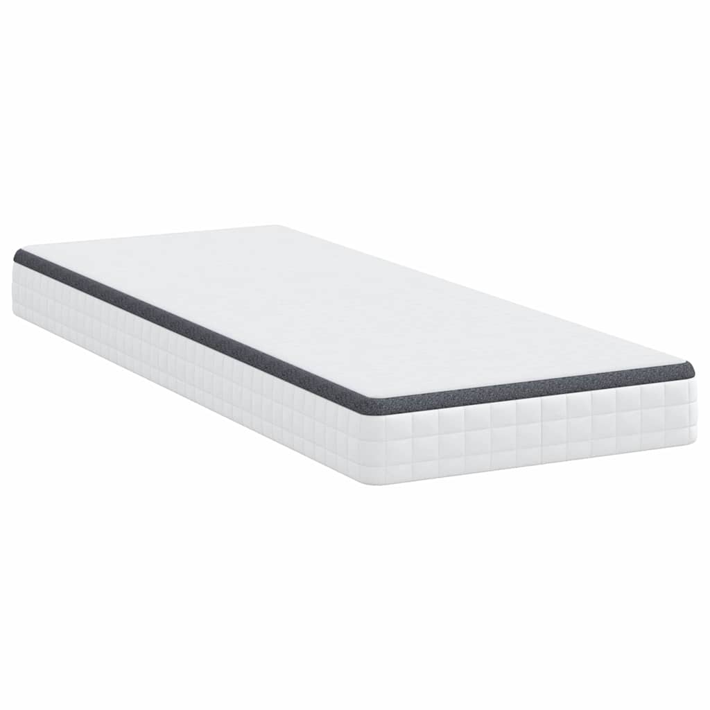 vidaXL Matratze Weiß und Grau 70 x 200 cm Bonell Feder