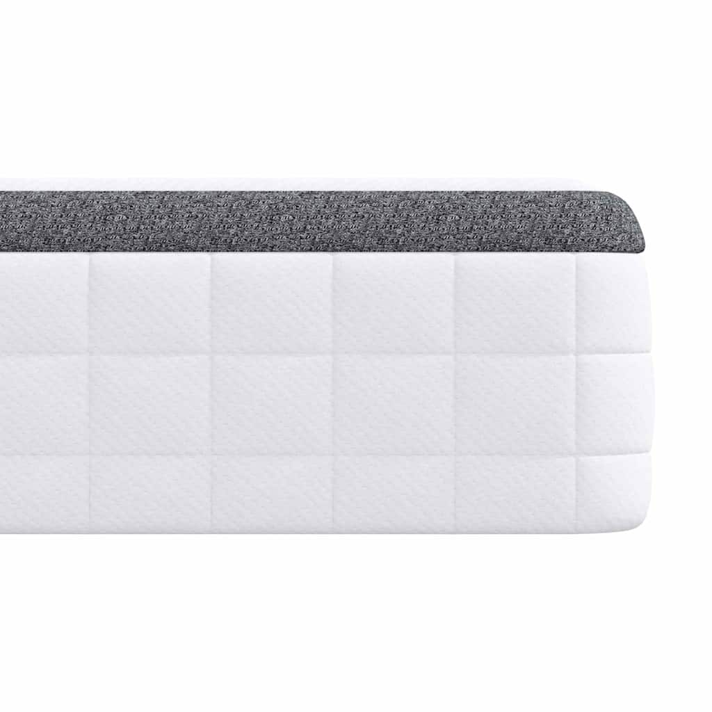 vidaXL Matratze Weiß und Grau 70 x 200 cm Bonell Feder