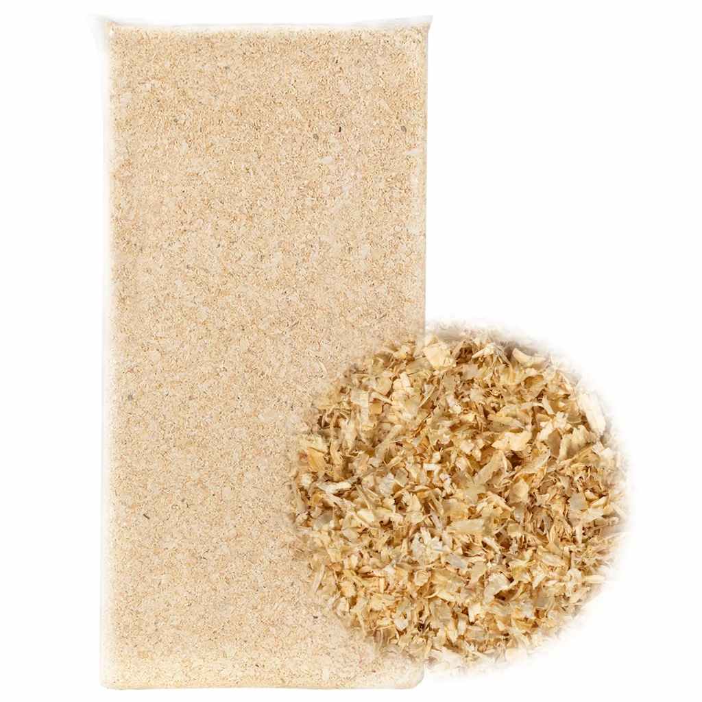 vidaXL Holzspäne für Tiereinstreu Weichholz 24 kg