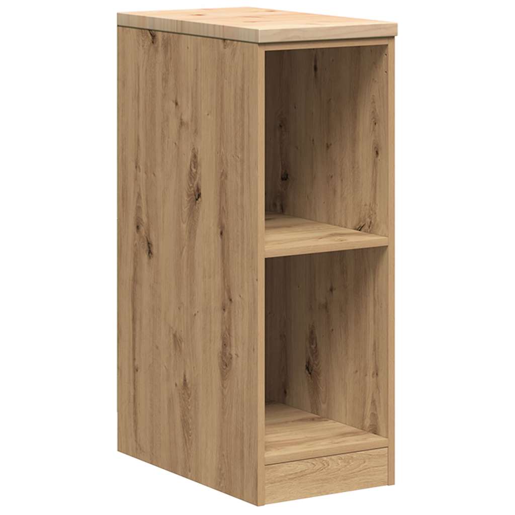 vidaXL Garagen-Aufbewahrungsschrank Artisan-Eiche Massivholz Kiefer