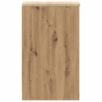 vidaXL Garagen-Aufbewahrungsschrank Artisan-Eiche Massivholz Kiefer