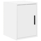 vidaXL Garagen-Wandschrank Weiß Holzwerkstoff