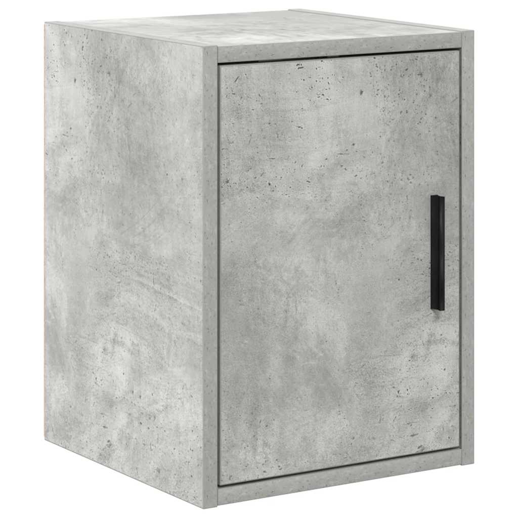 vidaXL Garagen-Wandschrank Betongrau Holzwerkstoff