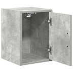 vidaXL Garagen-Wandschrank Betongrau Holzwerkstoff