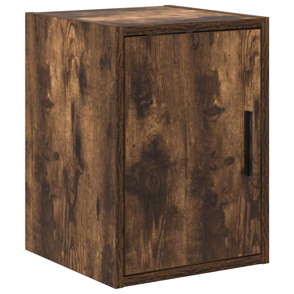 vidaXL Garagen-Wandschrank Räuchereiche Holzwerkstoff