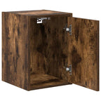vidaXL Garagen-Wandschrank Räuchereiche Holzwerkstoff