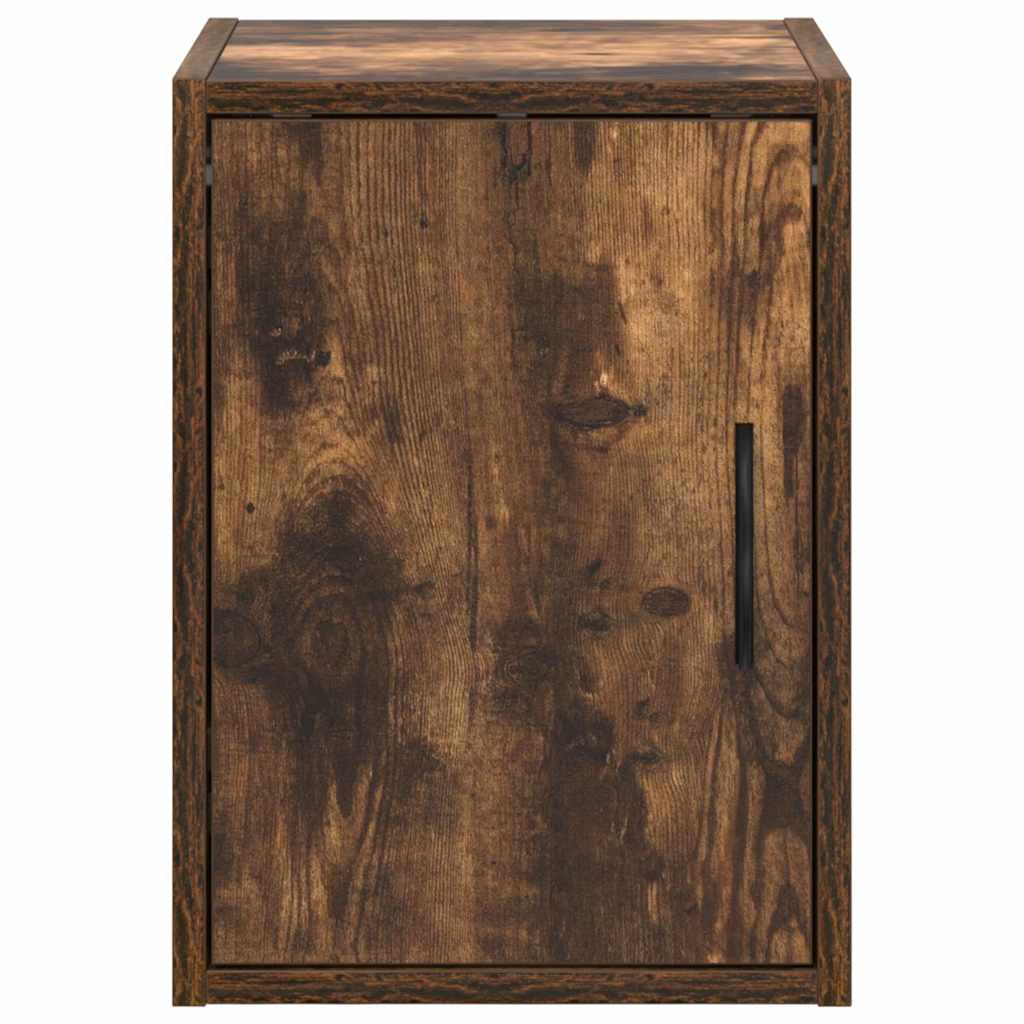 vidaXL Garagen-Wandschrank Räuchereiche Holzwerkstoff
