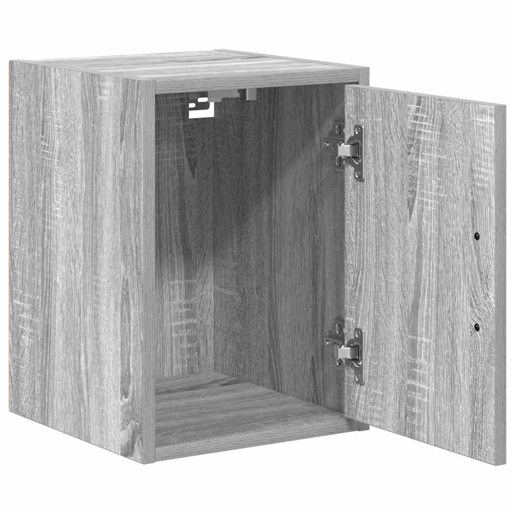 vidaXL Garagen-Wandschrank Grau Sonoma Holzwerkstoff