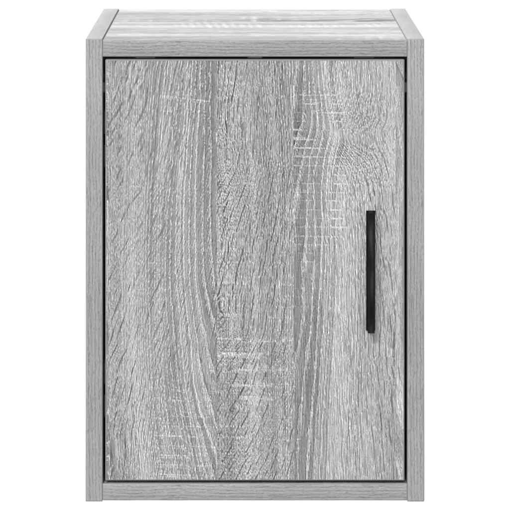 vidaXL Garagen-Wandschrank Grau Sonoma Holzwerkstoff