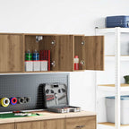 vidaXL Garagen-Wandschränke 2 Stk. Artisan-Eiche Holzwerkstoff