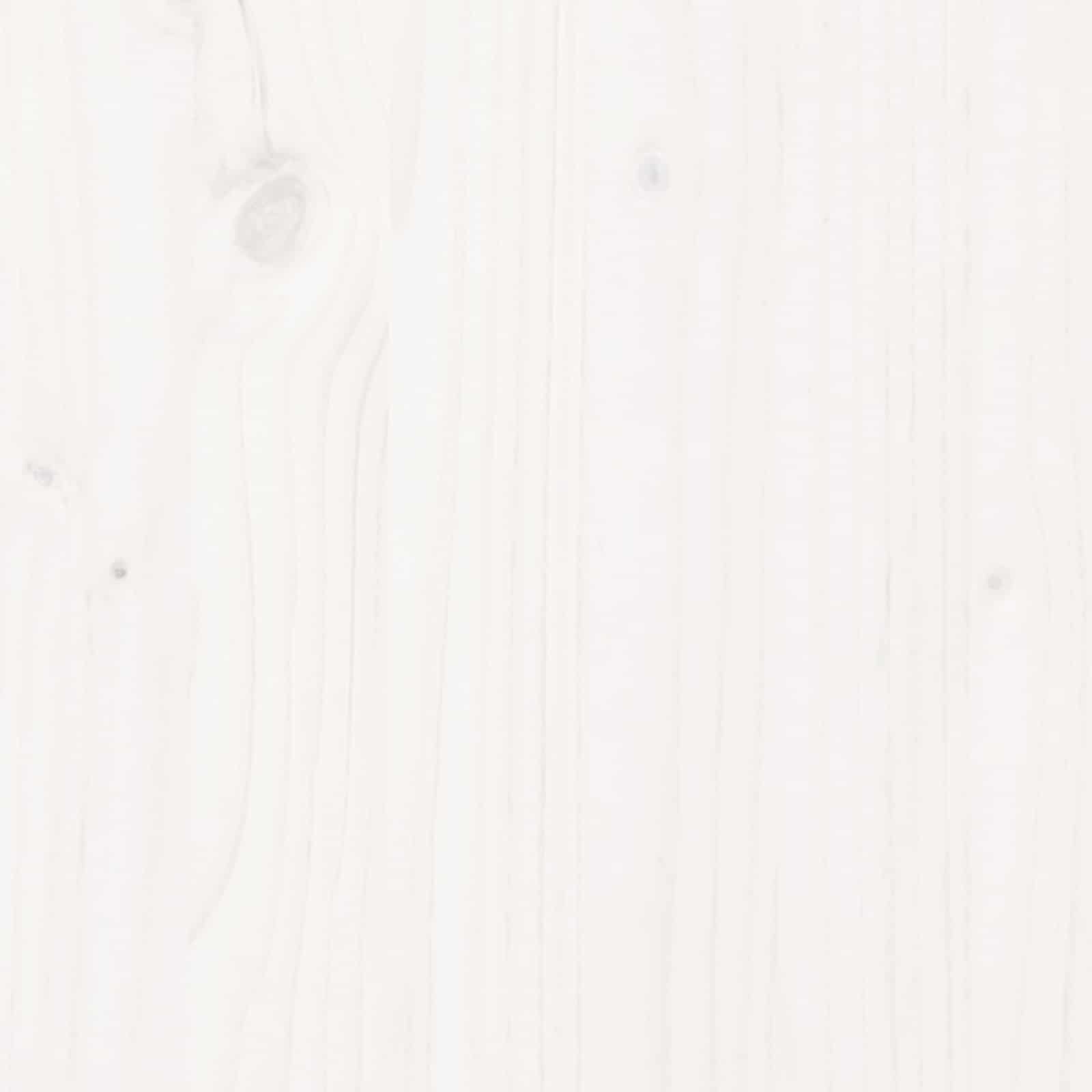 vidaXL Scheunentür Weiß 100 x 208 cm Massives Kiefernholz