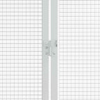vidaXL Vogelkäfig Anthrazit 422 x 103 x 142 cm Verzinkter Stahl