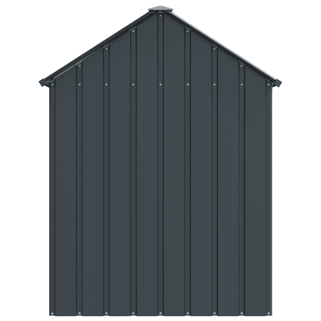 vidaXL Vogelkäfig Anthrazit 422 x 103 x 142 cm Verzinkter Stahl