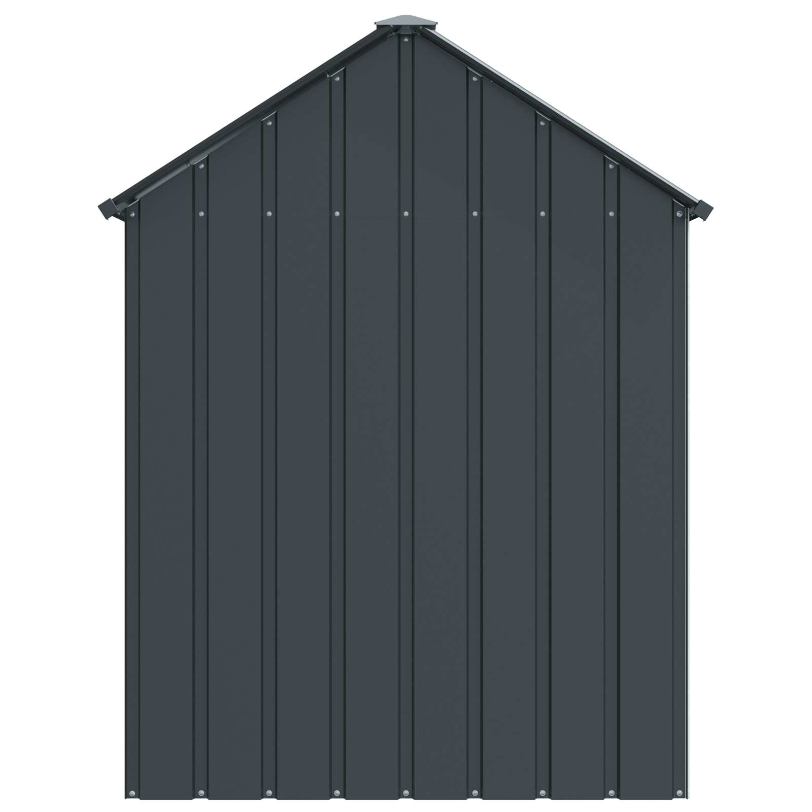 vidaXL Vogelkäfig Anthrazit 422 x 103 x 142 cm Verzinkter Stahl