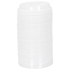 vidaXL Pappbecher mit Deckeln 1000 Stk. 16oz 400ml