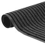 vidaXL Fußmatte Schwarz 40 x 60 cm Polypropylen