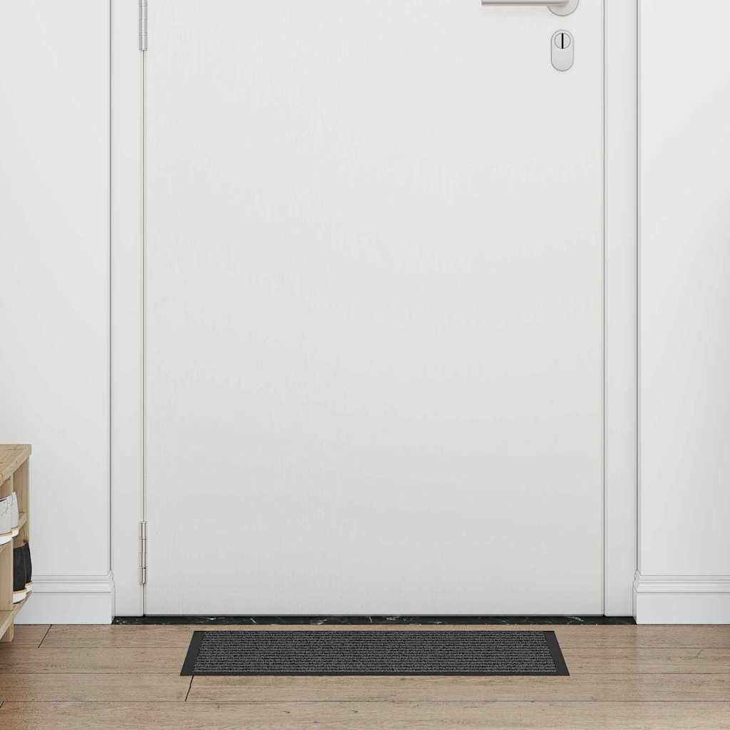 vidaXL Fußmatte Schwarz 40 x 60 cm Polypropylen