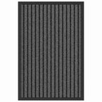 vidaXL Fußmatte Schwarz 40 x 60 cm Polypropylen