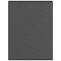 vidaXL Fußmatte Streifen Schwarz und Grau 90x120 cm