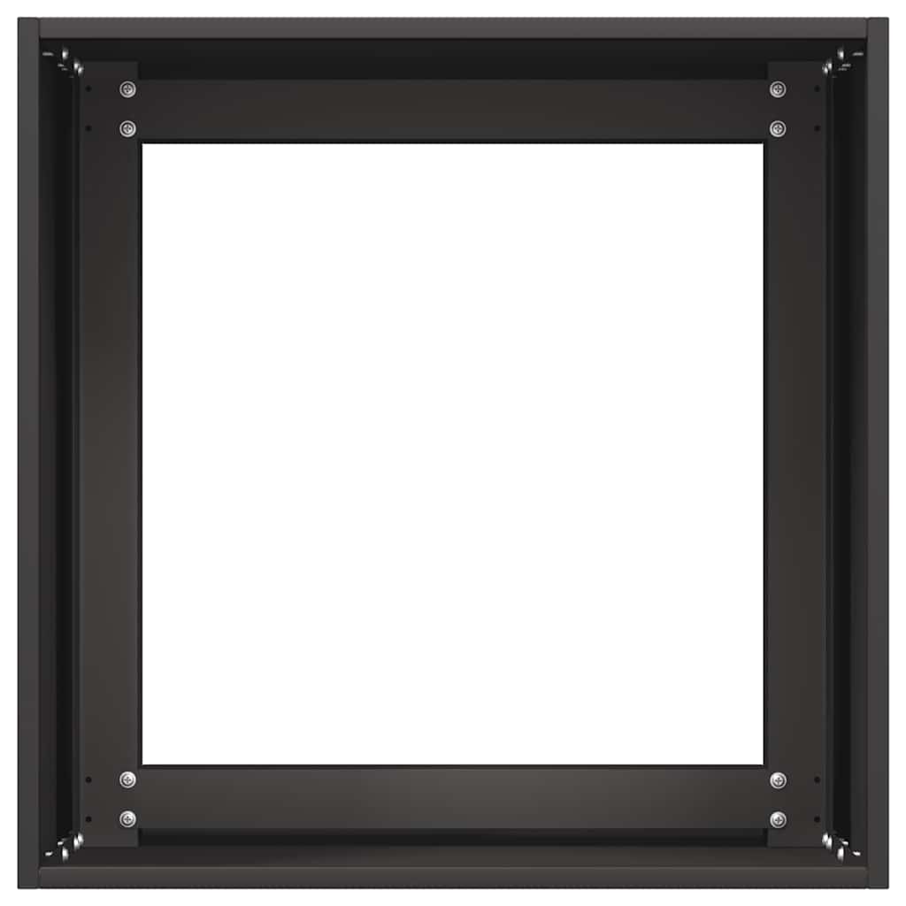 vidaXL Pflanzkübel Schwarz 40x40x40 cm Kaltgewalzter Stahl
