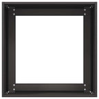 vidaXL Pflanzkübel Schwarz 40x40x40 cm Kaltgewalzter Stahl
