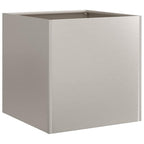 vidaXL Pflanzkübel Rostig 40x40x40 cm Wetterfester Stahl