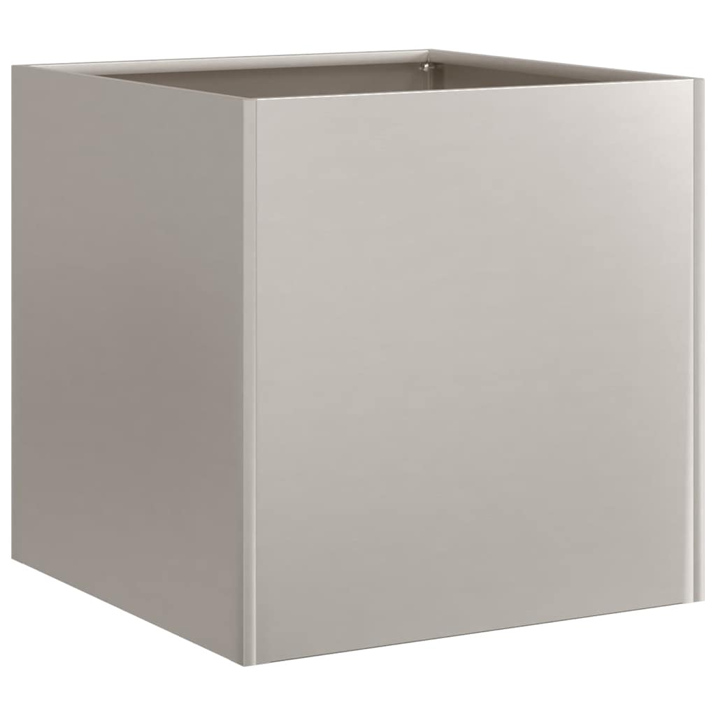 vidaXL Pflanzkübel Rostig 40x40x40 cm Wetterfester Stahl