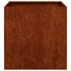 vidaXL Pflanzkübel Rostig 40x40x40 cm Wetterfester Stahl