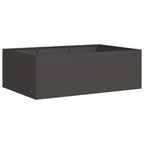 vidaXL Pflanzkübel Schwarz 120x80x40 cm Stahl