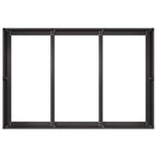 vidaXL Pflanzkübel Schwarz 120x80x40 cm Stahl