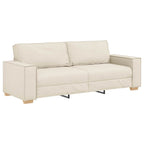 vidaXL Sofa Set 3 pcs Beige 220 x 80 x 84 cm Leinenmischgewebe