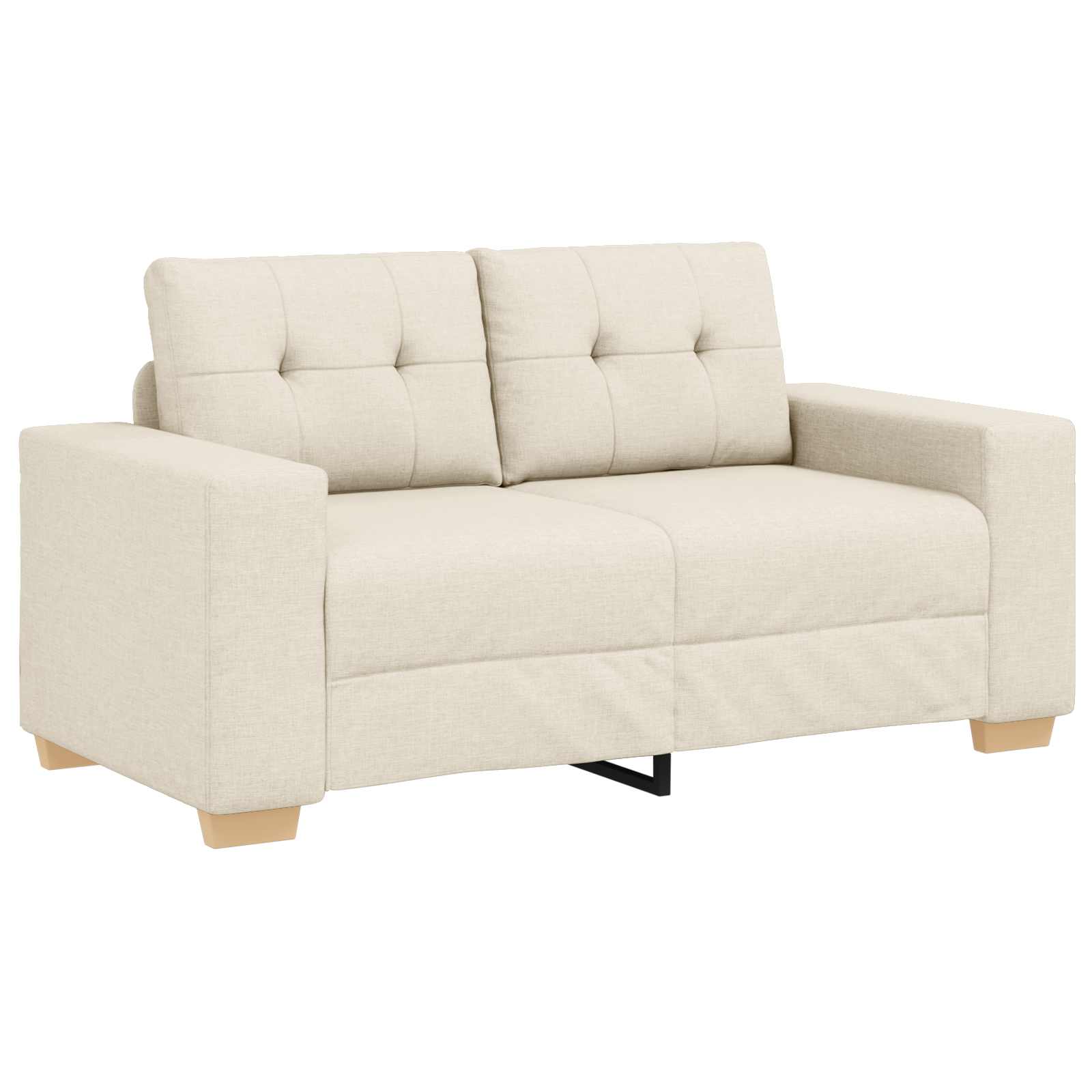 vidaXL Sofa 3 pcs Beige 221 x 80 x 80 cm Leinenmischgewebe
