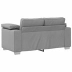 vidaXL Sofa 2 pcs Wolkengrau 219 x 80 x 82 cm Stoff