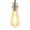 vidaXL Lampenfassungen 2 Stk. Satin-Nickel E27