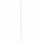 vidaXL Pflanzenstütze 20 pcs Silber 150 x 0,6 x 0,6 cm Stahl
