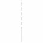 vidaXL Pflanzenstütze 20 pcs Silber 150 x 0,6 x 0,6 cm Stahl