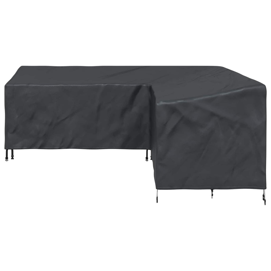 vidaXL Möbelbezug Schwarz 220 x 220 x 80 cm 420D Oxford Stoff