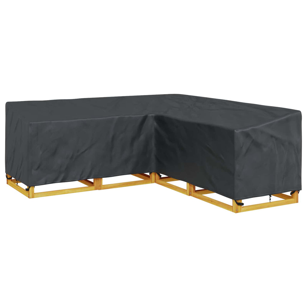 vidaXL Möbelbezug Schwarz 220 x 220 x 80 cm 420D Oxford Stoff
