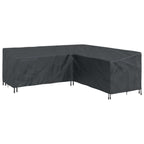 vidaXL Möbelbezug Schwarz 235 x 235 x 85 cm 210D Oxford Stoff